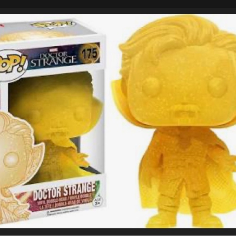 Funko Pop Doctor Strange Yellow Figure Exclusive